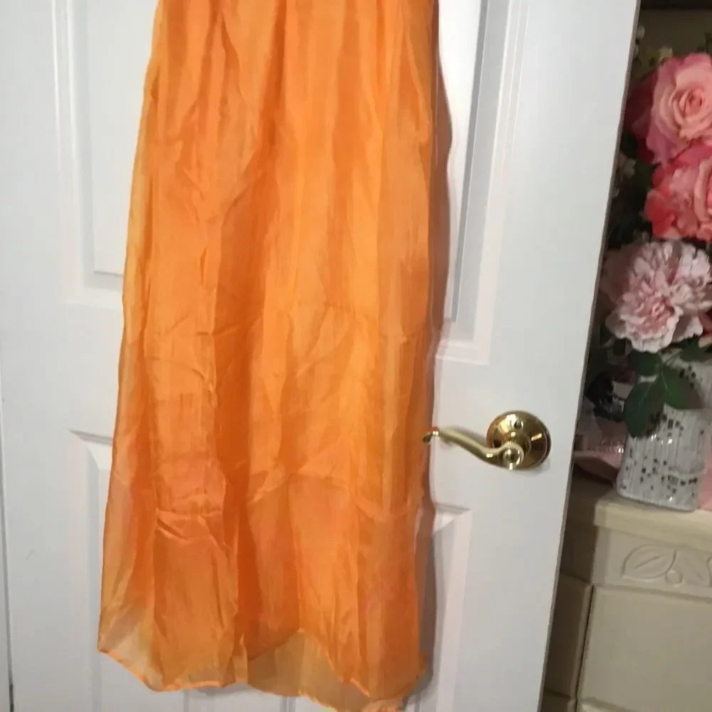 Women’s Orange Silk Scarf  See Details